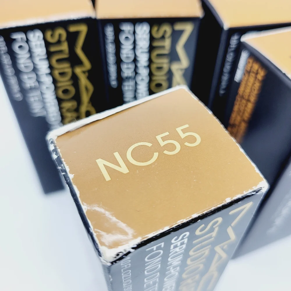 NC55 Mac Studio Radiance Serum-Powered Foundation Deep Rich Brown Brand New